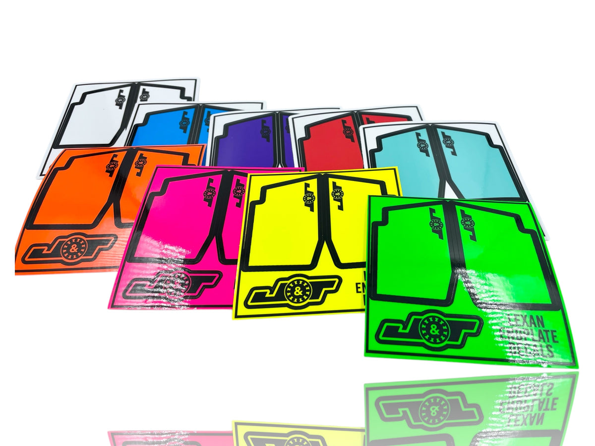 J&T Leading Edge Lexan Wing End Plate Stickers – Pro-Motion RC